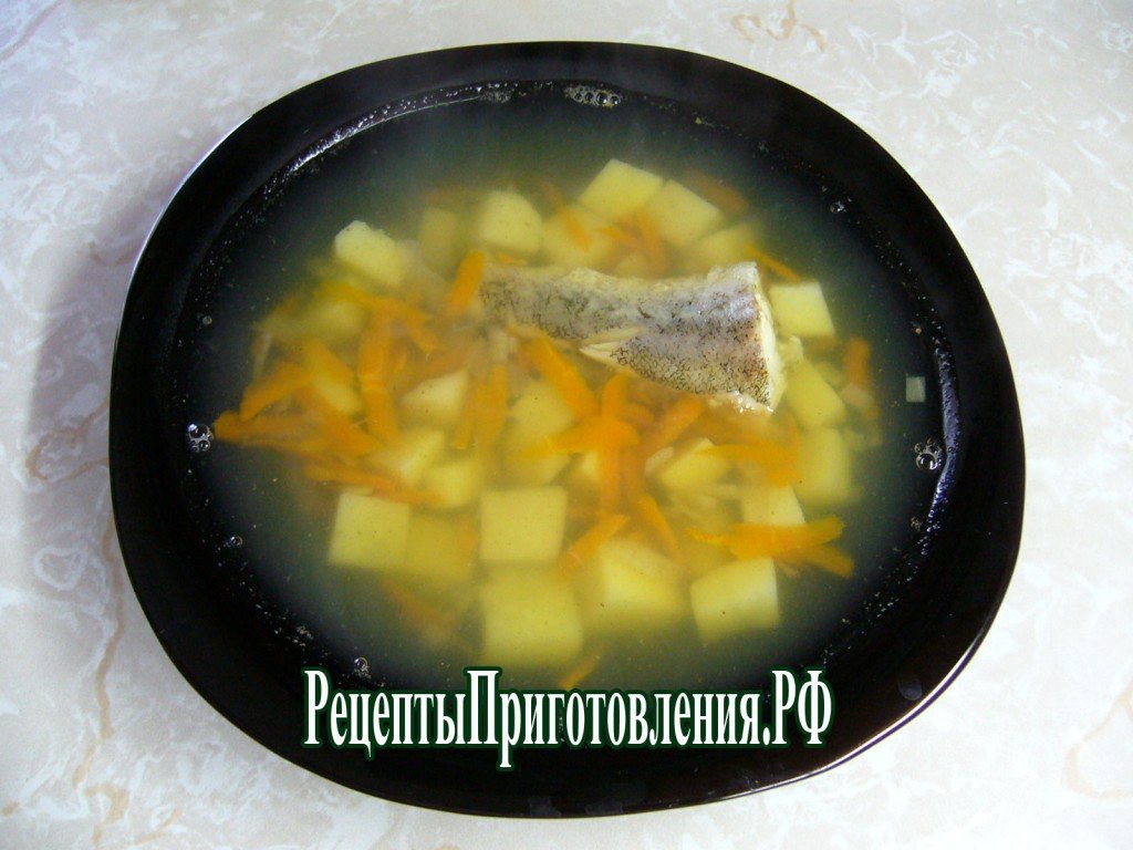 Рыбный суп из минтая