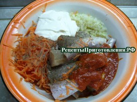 Минтай в духовке с фото P1180108