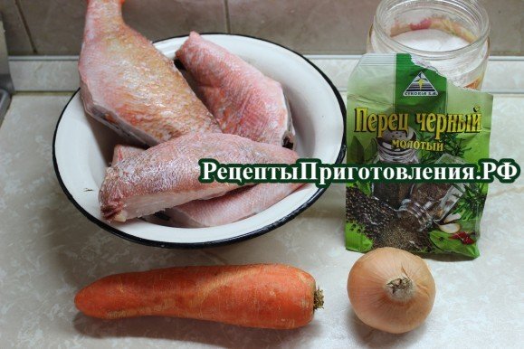 Для приготовления морского окуня в духовке понадобятся эти продукты